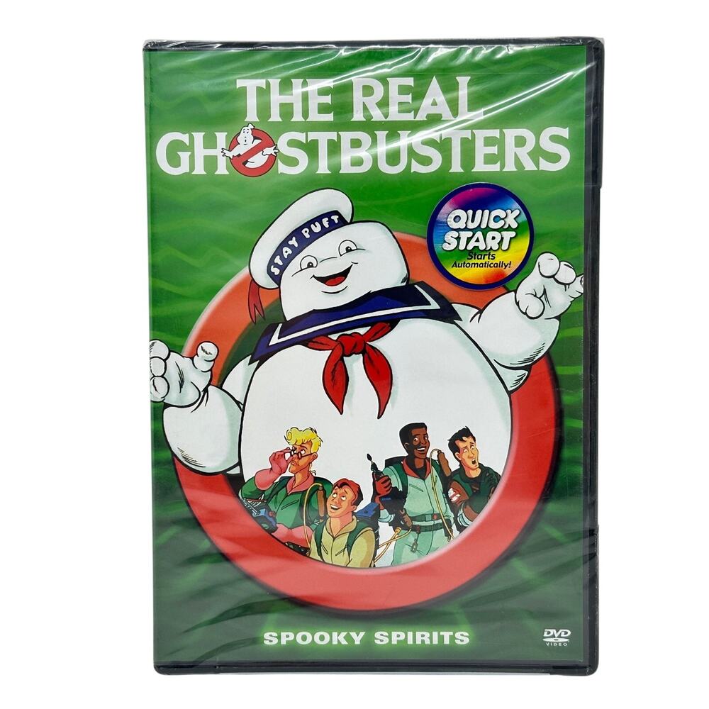 The Real Ghostbusters Spooky Spirits DVD New Sealed Full Screen Sony Animated